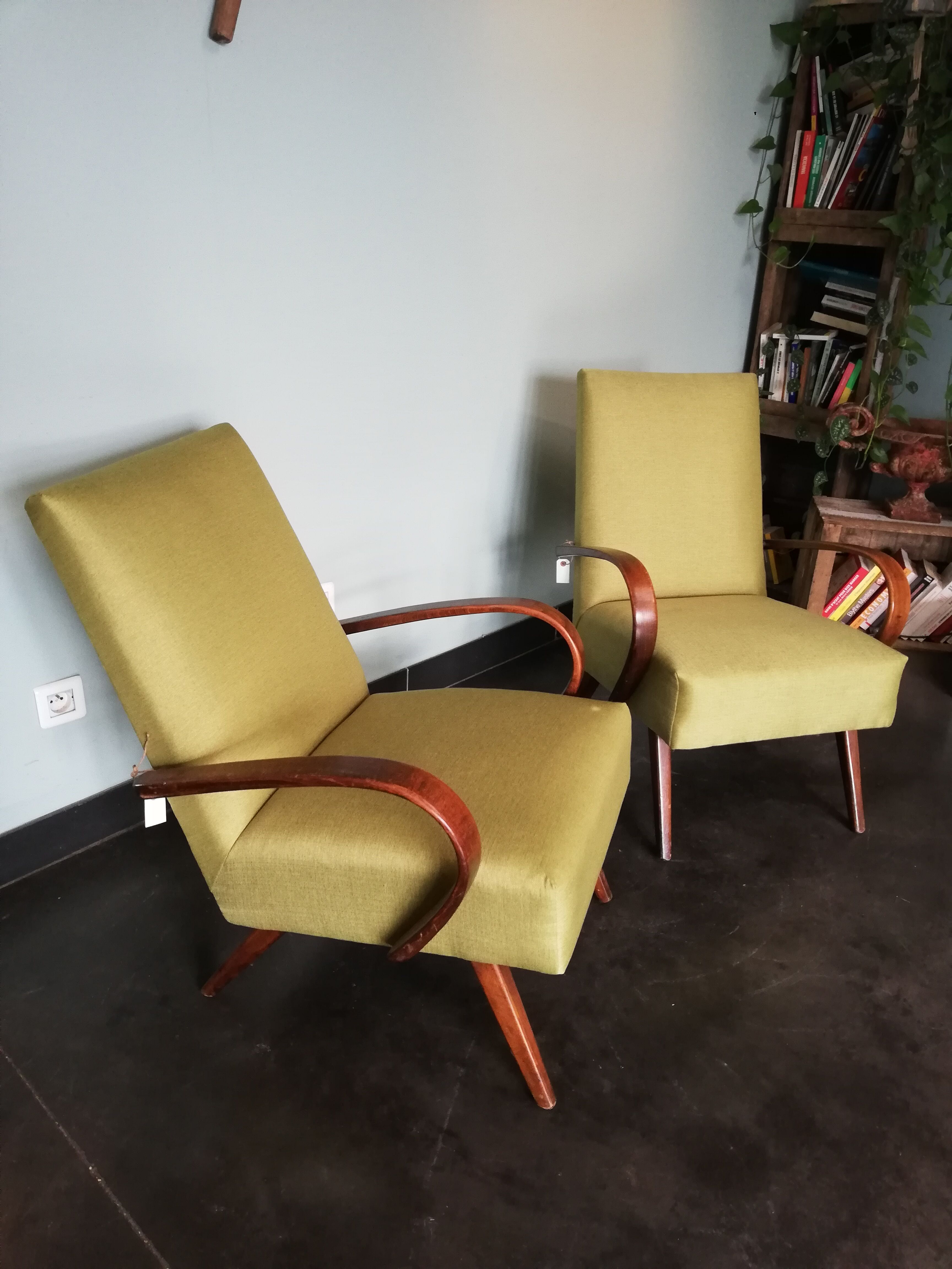 Pair of armchairs, Czechoslovakia 50
