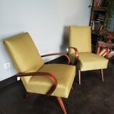 Pair of armchairs, Czechoslovakia 50