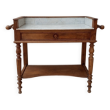 Meuble de toilette en noyer