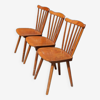 3 chaises baumann v5 hêtre moyen