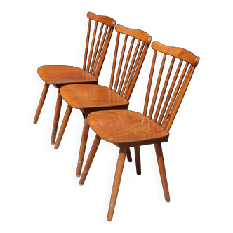 3 chaises baumann v5 hêtre moyen