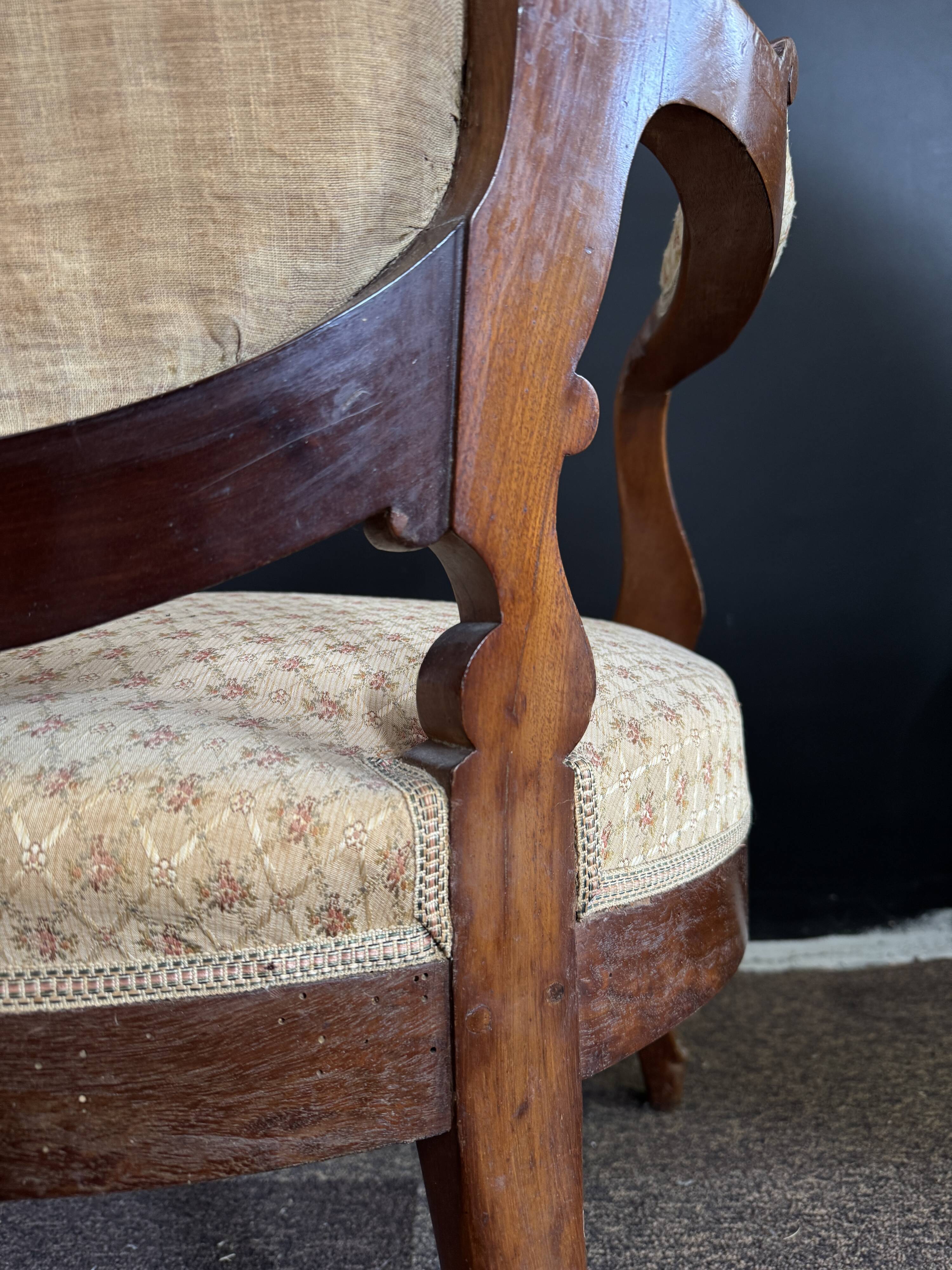 Fauteuil cabriolet – Fin XVIIIe / Début XIXe ?