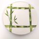 Set of 12 "bamboo" dessert plates