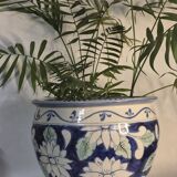 Blue flowerpot