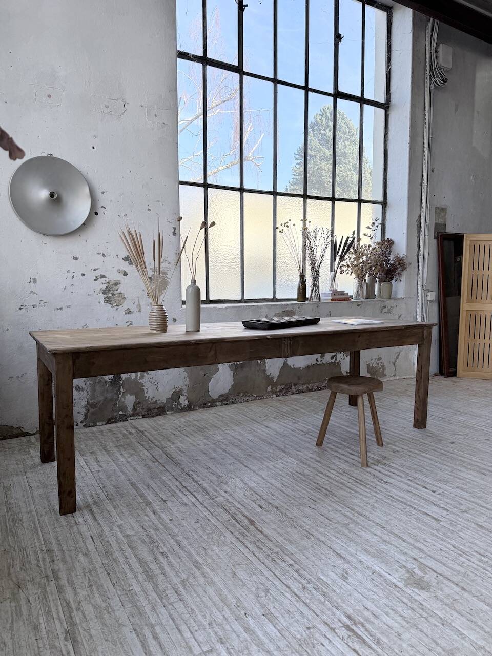 Farm table in pine 1950 250cm