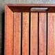 Dark laminated wood top