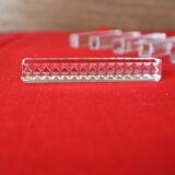 6 "diamond" knife holders in Arques crystal
