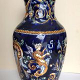 Gien earthenware vase