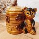 Honey pot hive and teddy bear