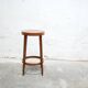 Vintage wooden bar stool by Baumann Editions