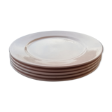 Digoin pink dessert plates