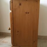 Solid English pine bedside