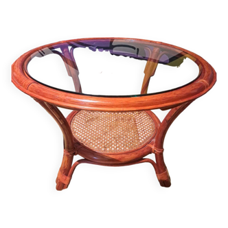 Rattan table