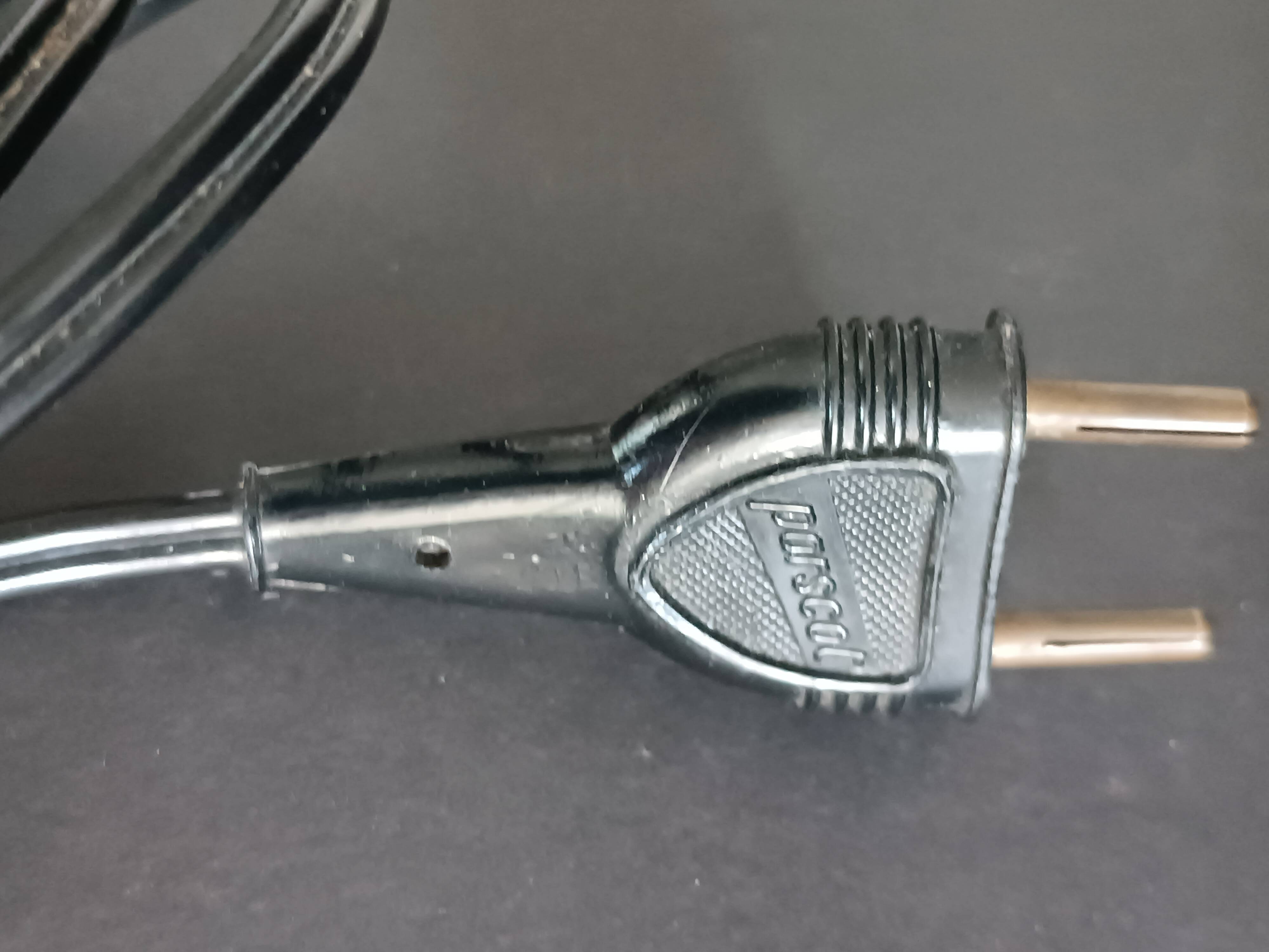 Parscot 1960s gold metal tube clamp lamp