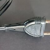 Parscot 1960s gold metal tube clamp lamp