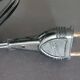 Parscot 1960s gold metal tube clamp lamp