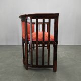 Josef Hoffmann Art Deco Beech Sofa, Vienna Secession, 1920s