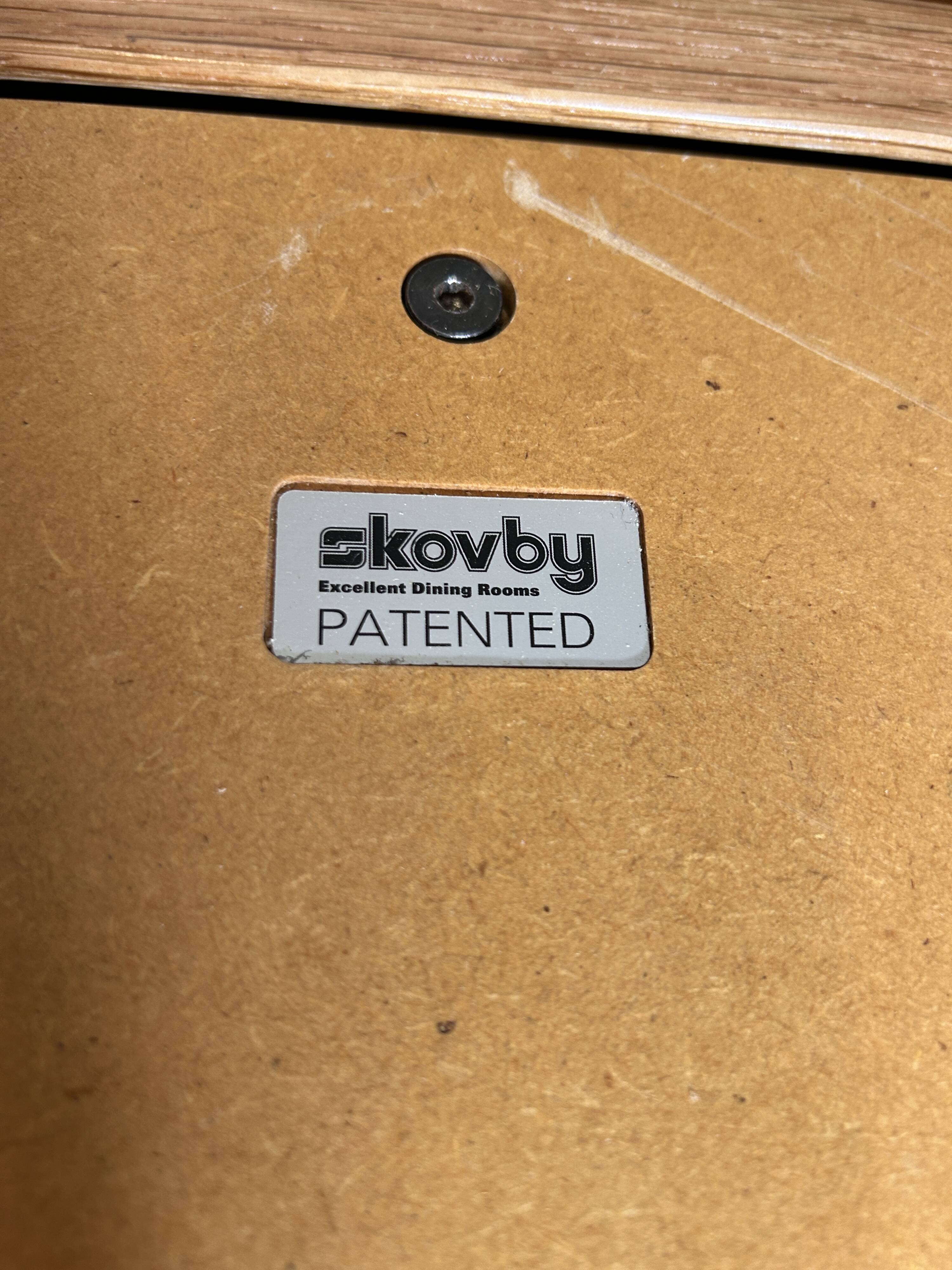 Vintage Danish Design Extendable Dining Table by Skovby – Patented SM32 Des