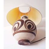 Art Deco ceramic ball lamp