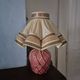 Rare 1970s Desk lamp with pleated shade