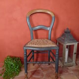 Old chair revisited "sidonie", in solid beech