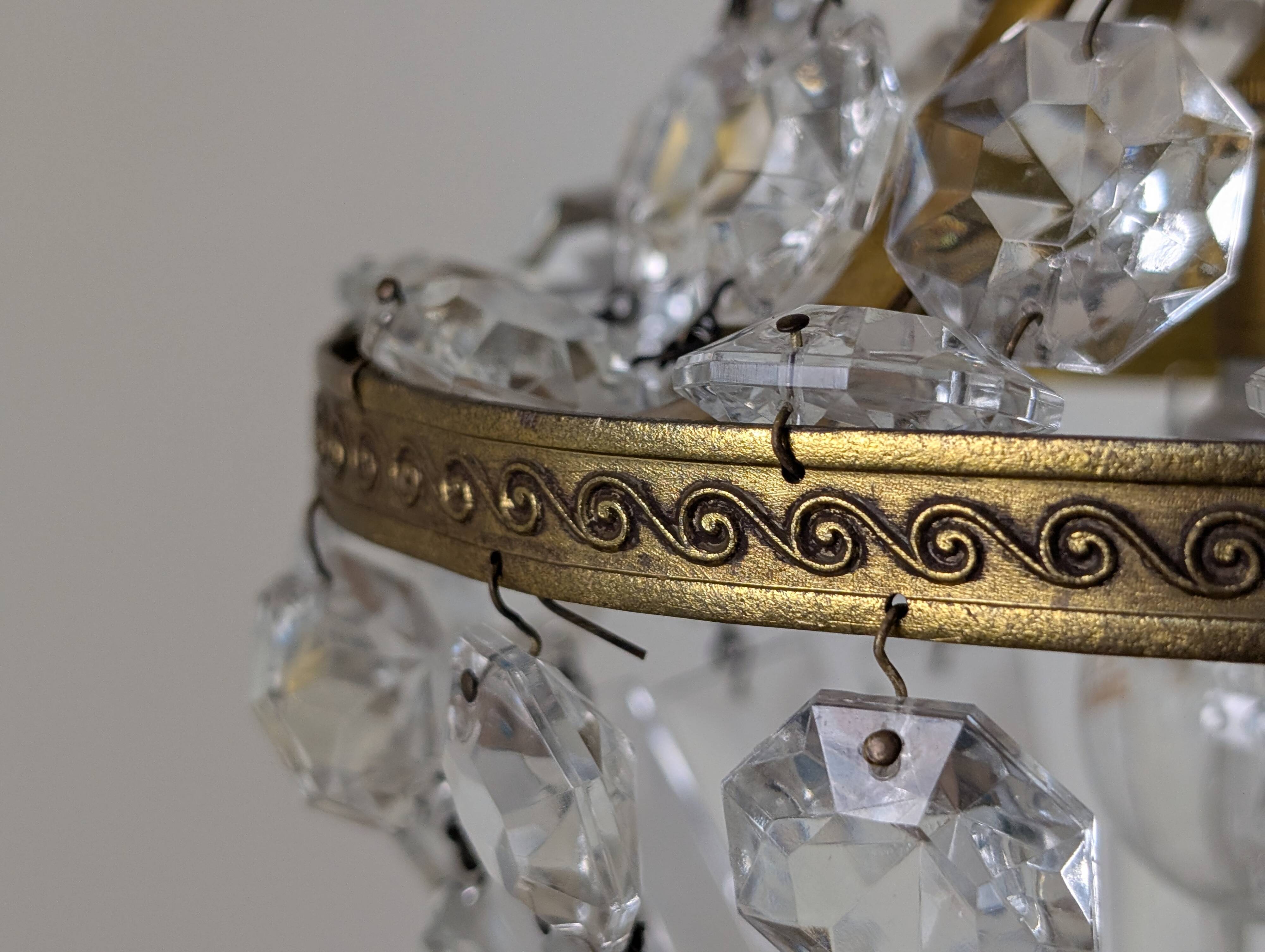 Hot air balloon tassel chandelier