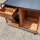 1960s roller service in mahogany and formica fournier paris