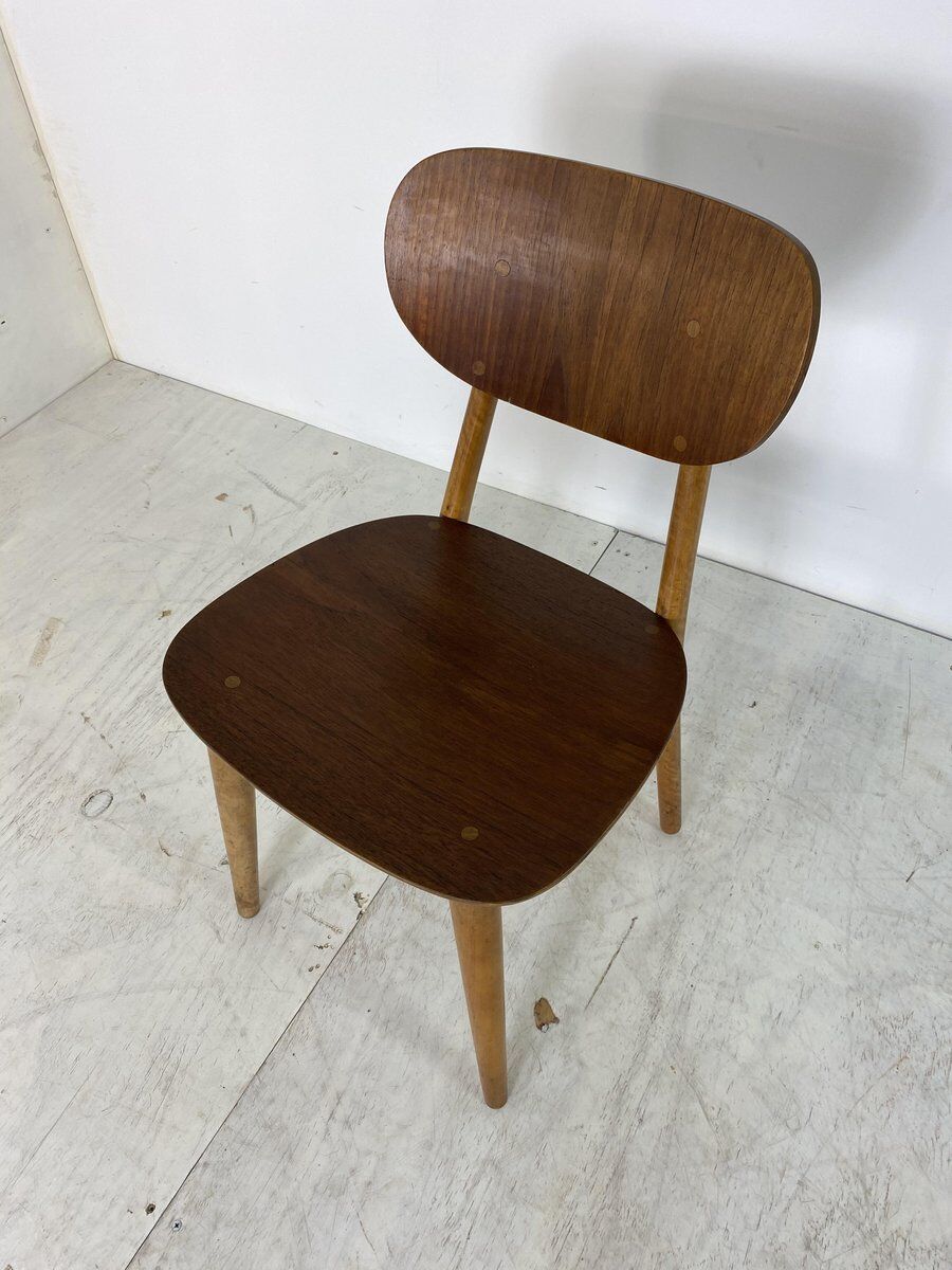 Set of 4 Scandinavian teak lounge chairs by Cees Braakman for Pastoe 1950s