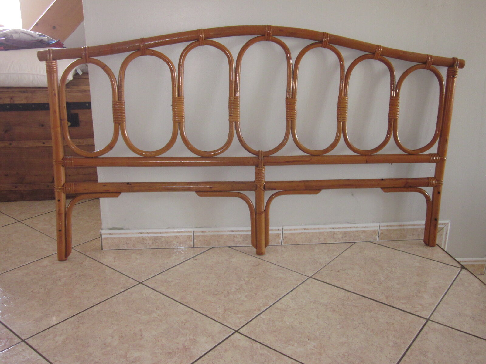 headboard rattan