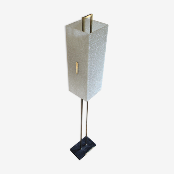 Floor lamp in granite and Italian brass from the 50