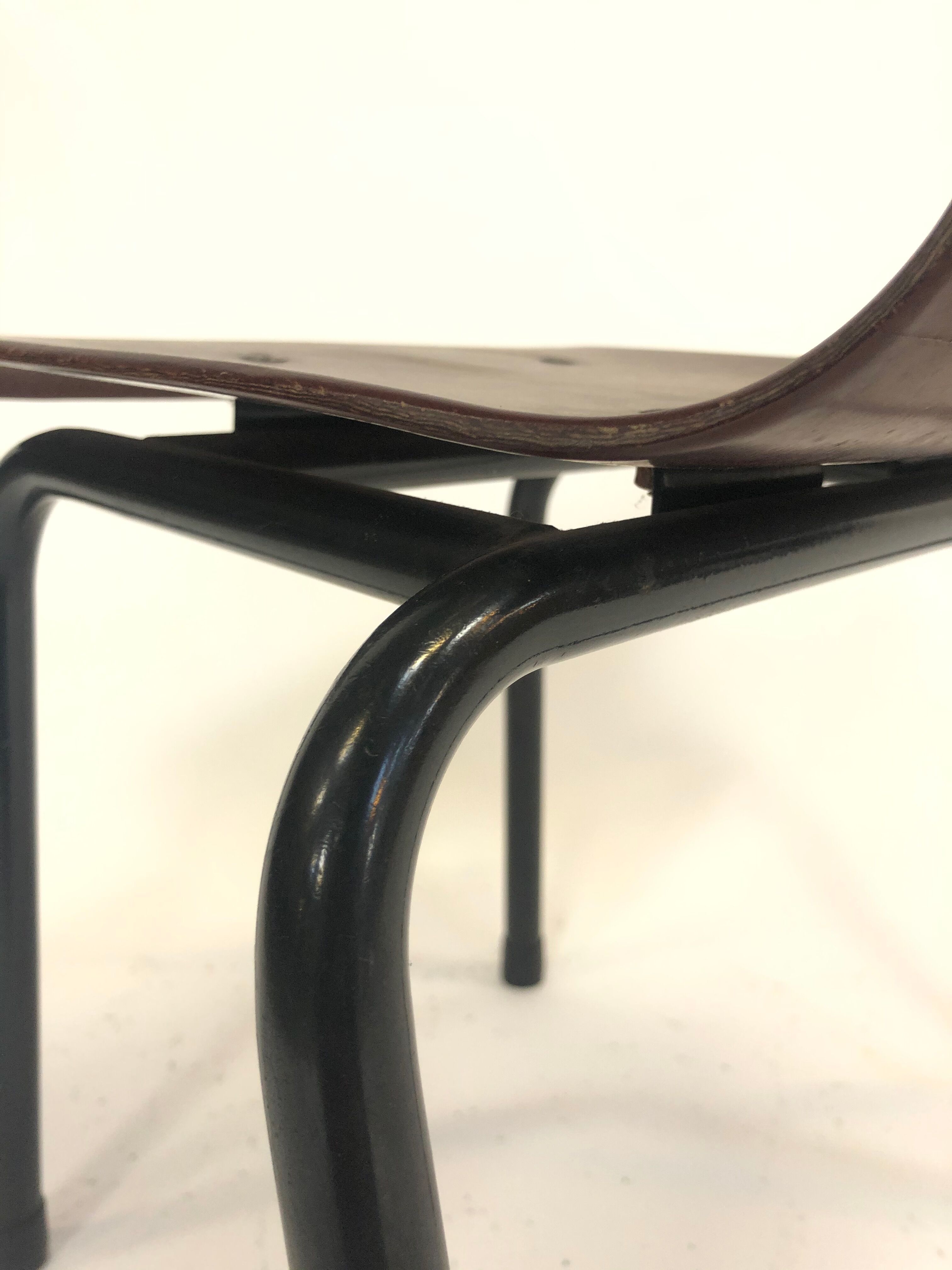 Galvanitas Pagholz vintage school chair