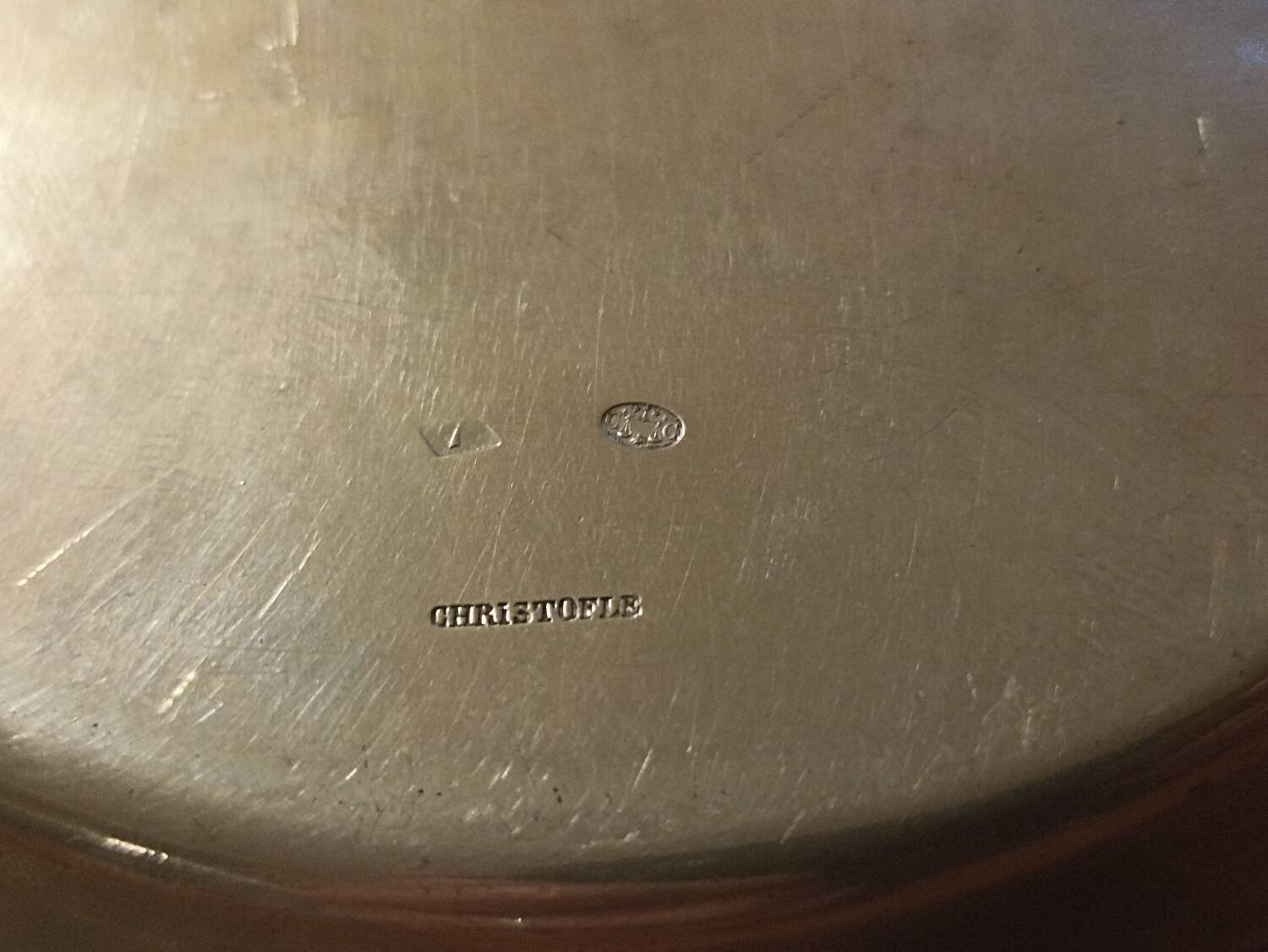 Christofle silver tray