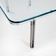T112 steel and glass coffee table by Horst Bruning for Kill International