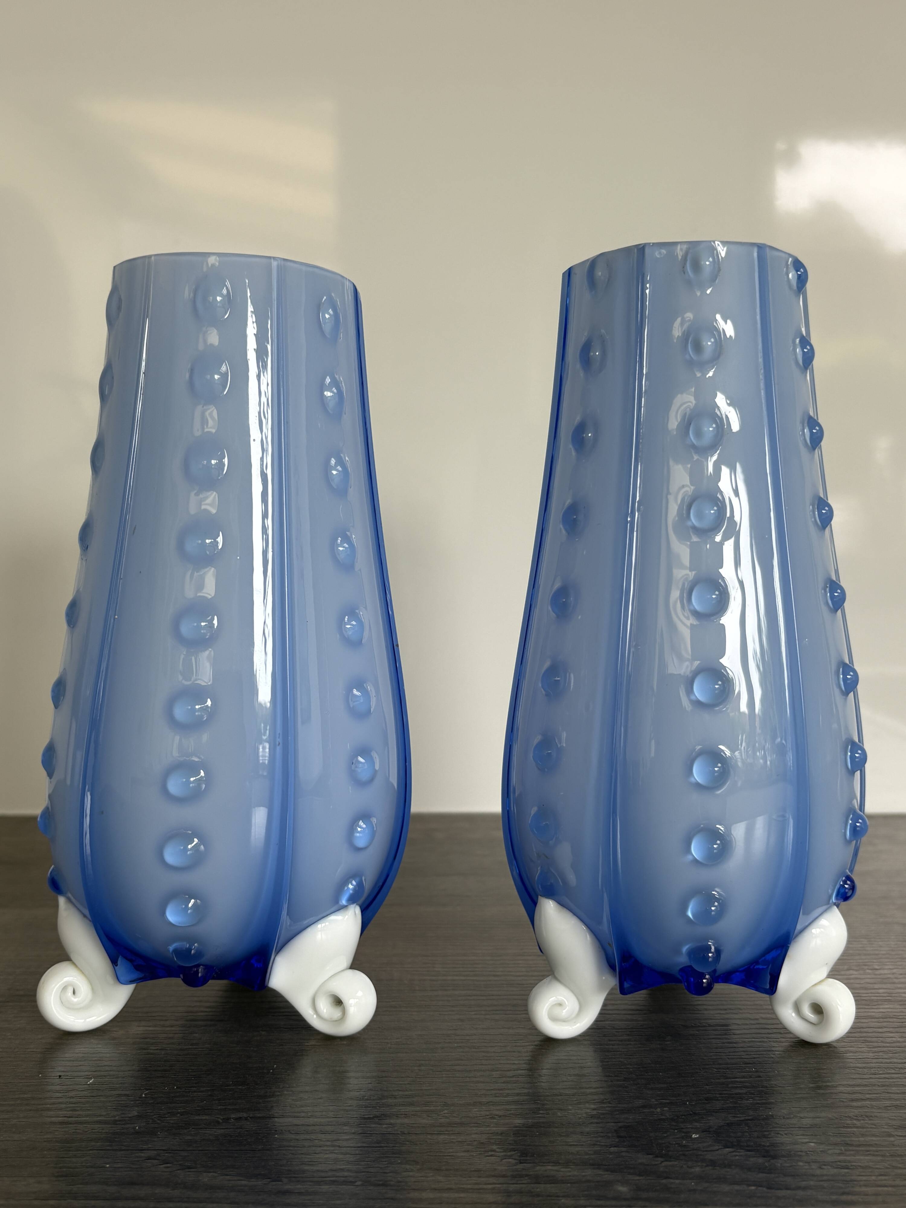 Pair of vintage Murano vases