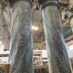 Carved wooden column
