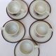 6 Art Deco coffee cups Salins