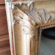 Old mirror in gilded wood Louis XVI style, 97 x 84 cm