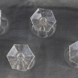 6 glasses in Porto or crystal digestive with slices cut St. Louis