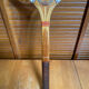 Raquette tennis ancienne dunlop maxply bois + protection sport vintage