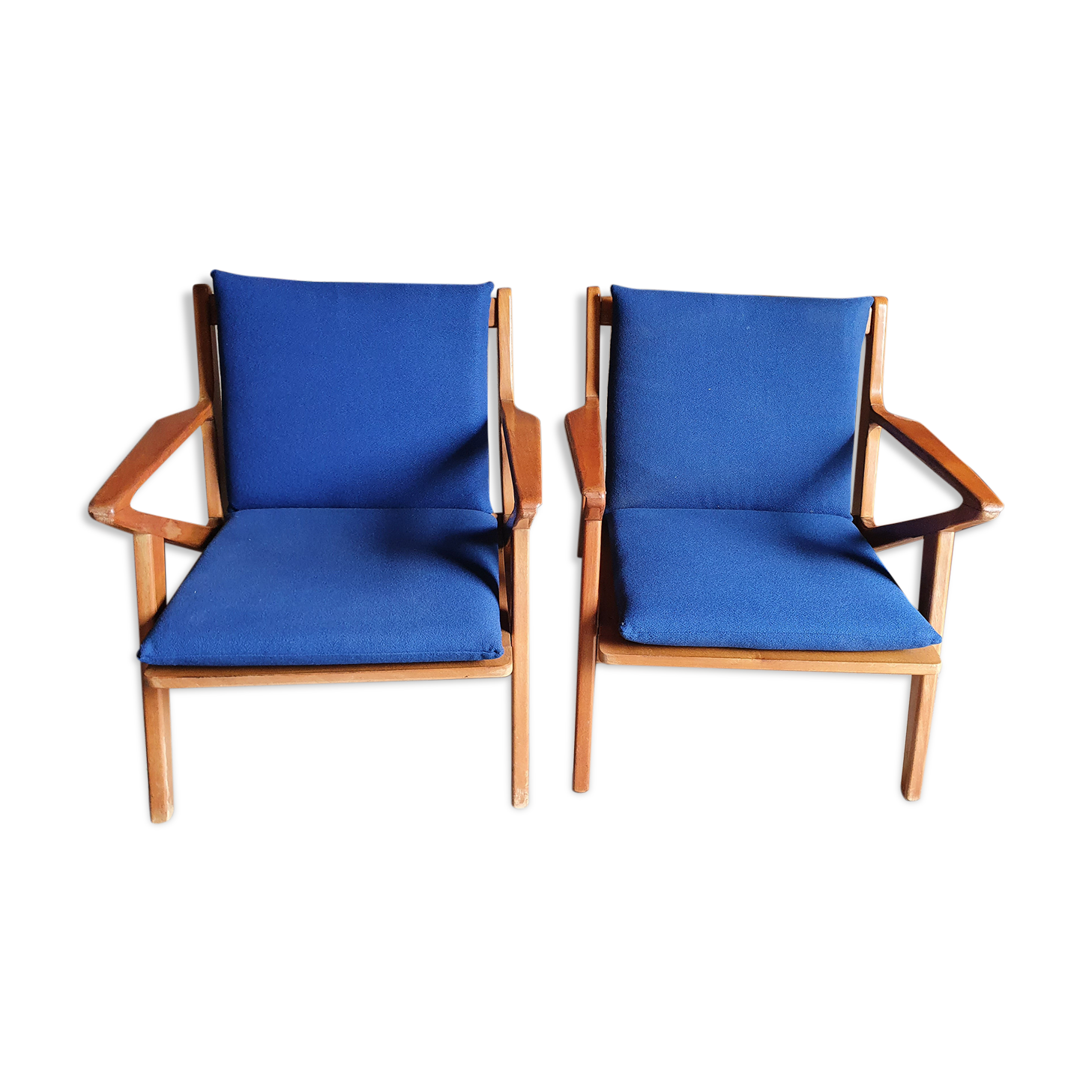 Pair of Danish armchairs Z by Poul Jensen for Selig 1960