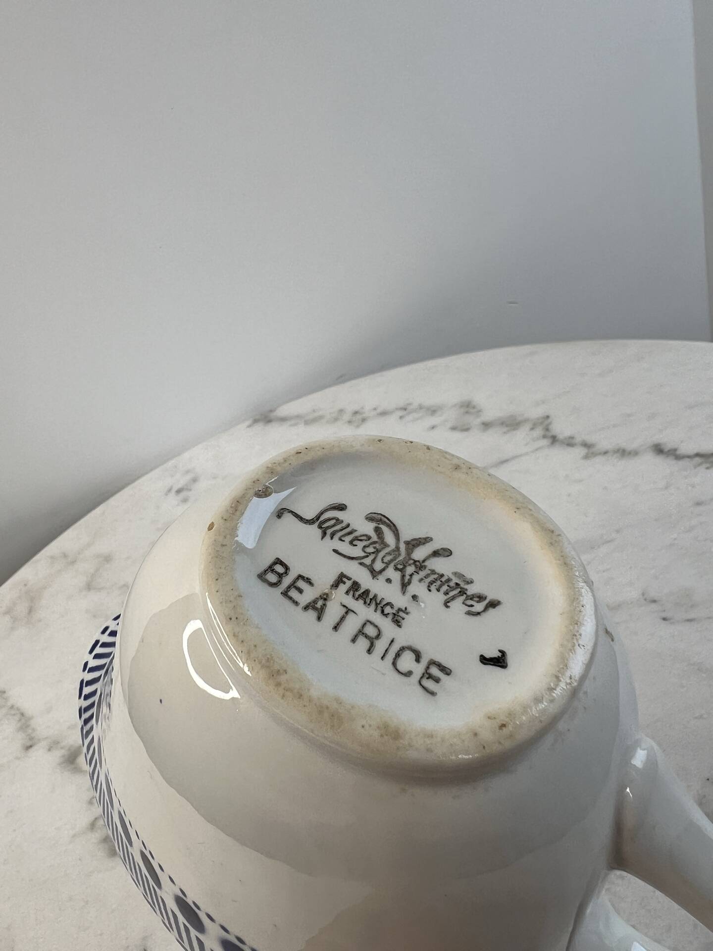 Saucière Sarreguemines collection Béatrice