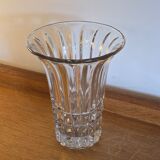 Vase en verre moulé 1950 Art Déco