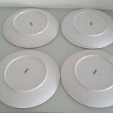 Set of 4 flat plates - Arzberg earthenware factory 1960/70