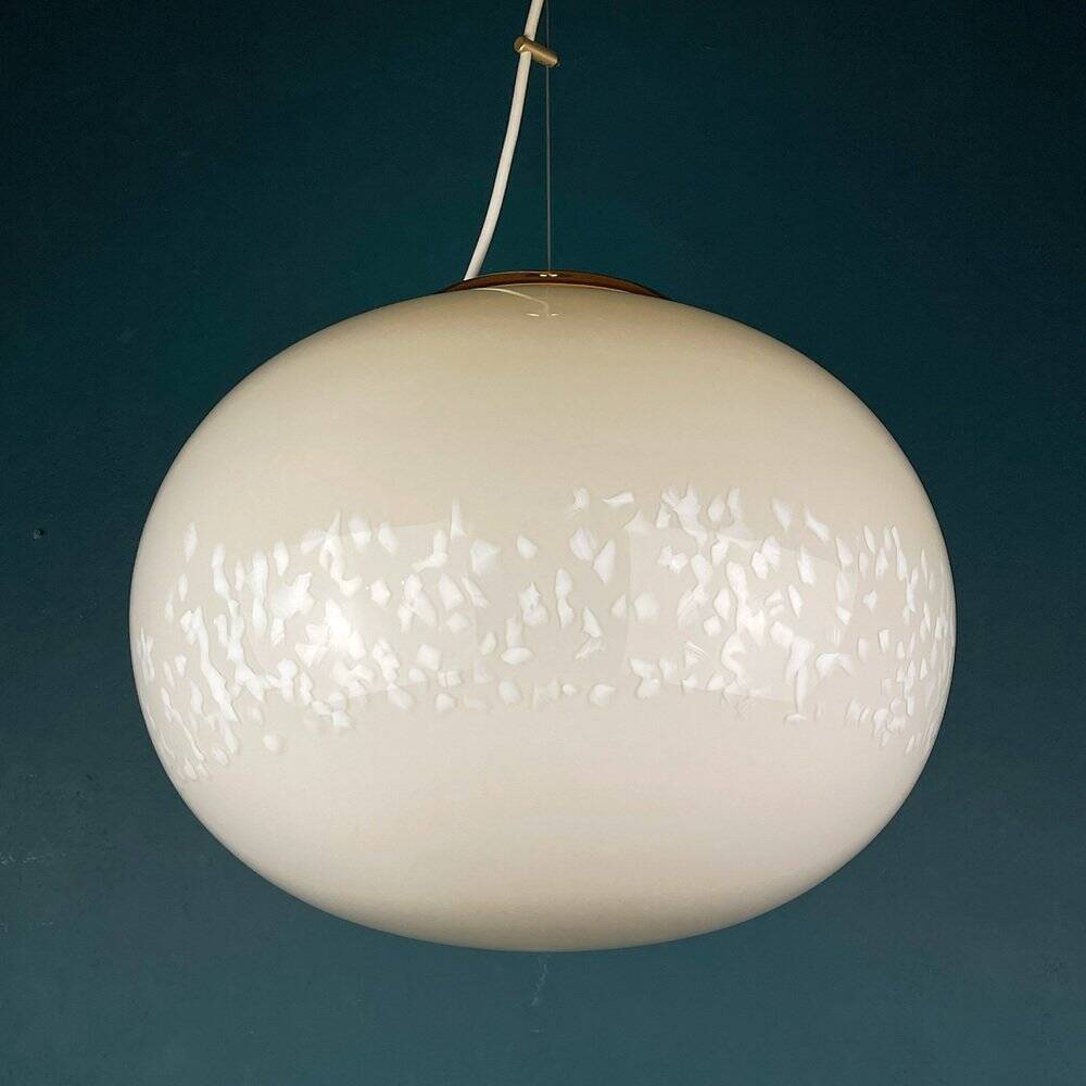 Suspension Murano Beige Italian from Murano glass, 1970s