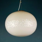 Suspension Murano Beige Italian from Murano glass, 1970s