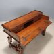 Antique Saint-Philippe desk in carved walnut, Italy, 20th century