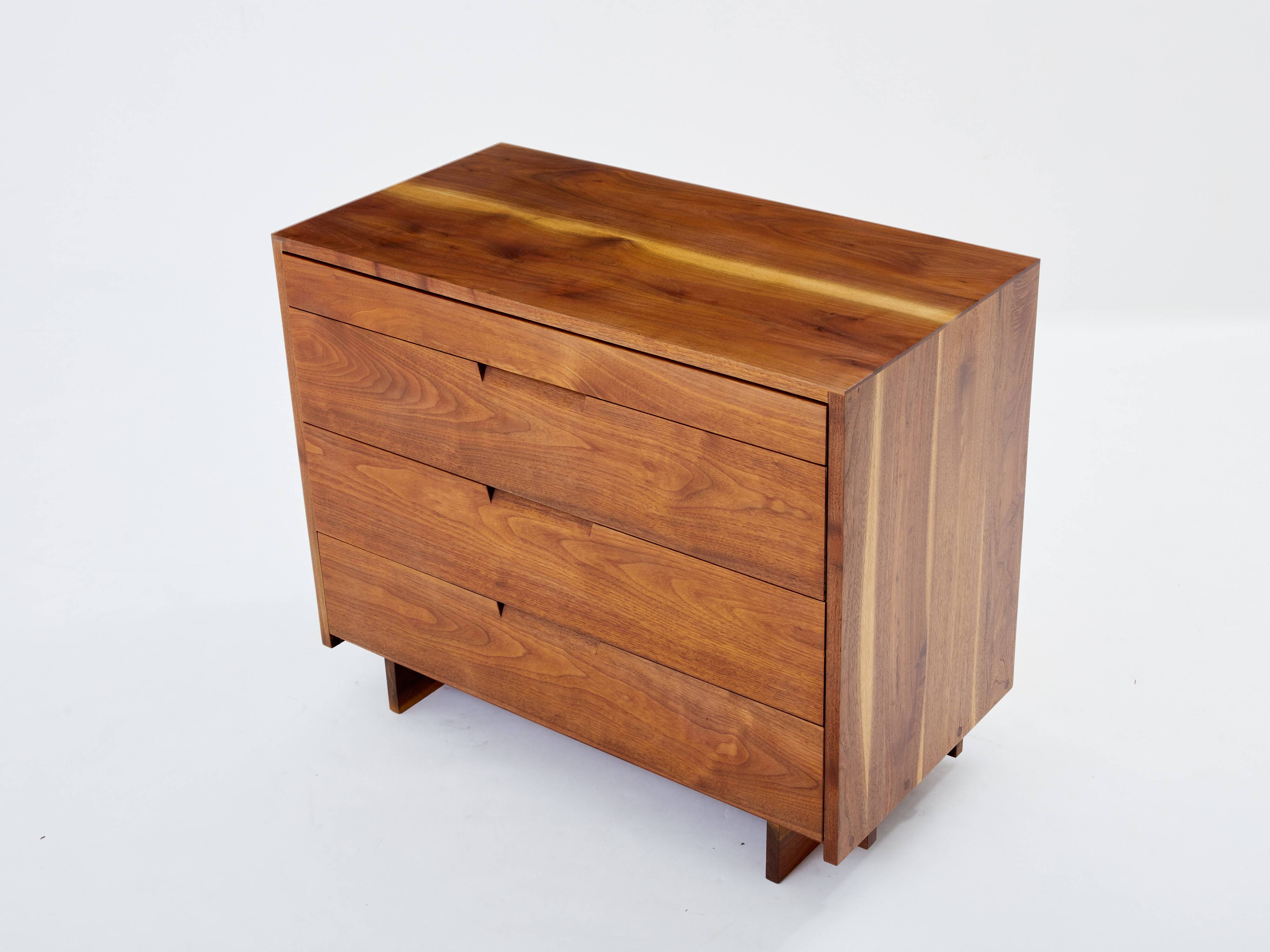 George Nakashima American black walnut chest of drawers 1955