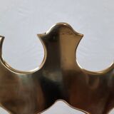 Pair of chiavarine chairs, brass