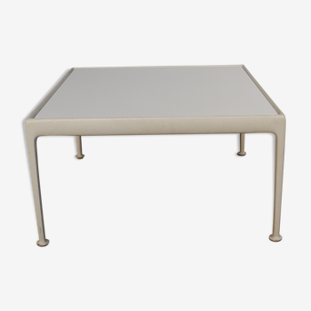 Coffee table by Knüll Schuktz in aluminum years 1960