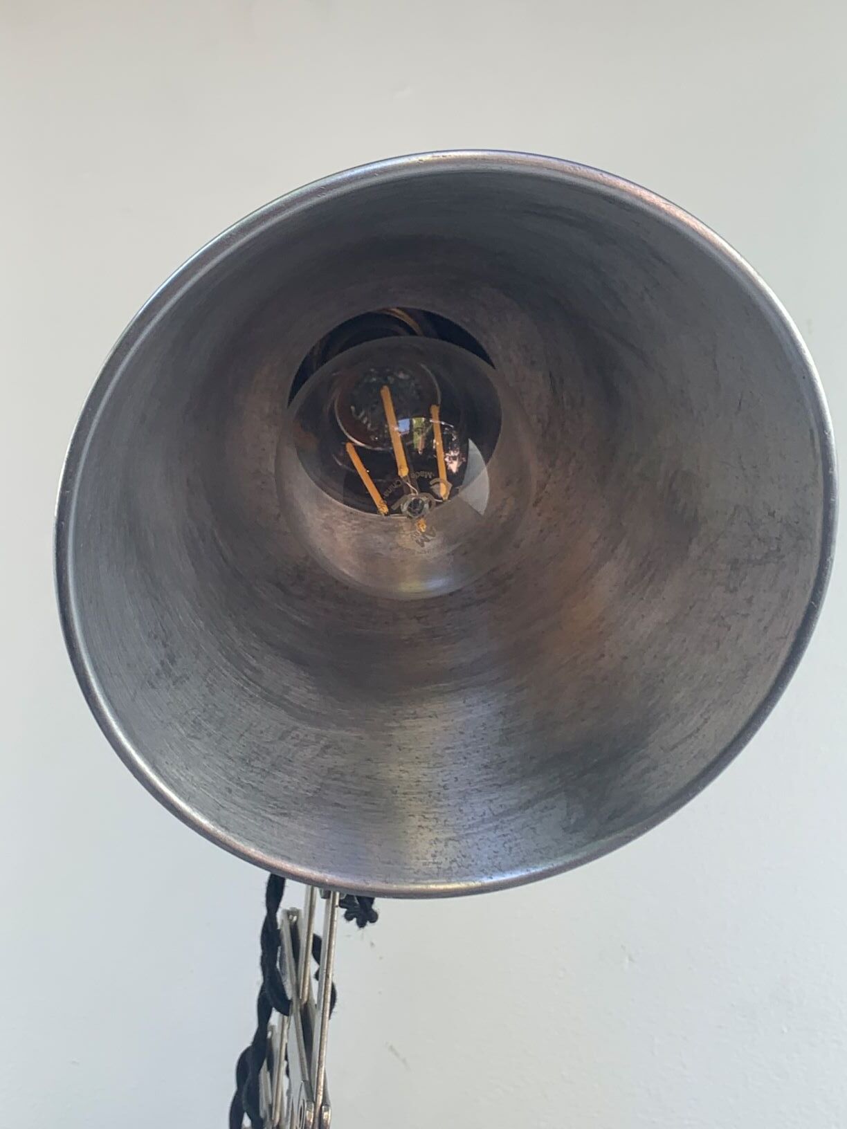 Scissors lamp accordion mazda france 1940